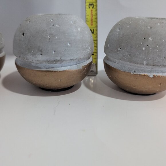 Win-Win Copper Dipped CB2 Spheres Set Of 3 - Picture 4 of 7